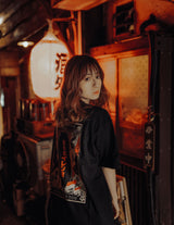 コラボレーション Ｔシャツ (ブラック) / SILENT SIREN × Thanksinsomnia (4440073306230)
