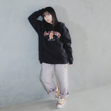 コラボレーションフーディ（ブラック）I over print × AMBLER (6635499421814)