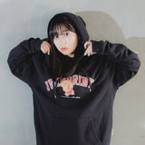 コラボレーションフーディ（ブラック）I over print × AMBLER (6635499421814)