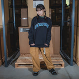 コラボレーションスウェット（ブラック）I over print × AMBLER (6635494965366)