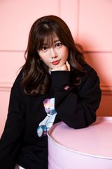 スウェット（ブラック） l Miho Miyazaki × Aqo Studio Space ※送料込 (4614686933110)