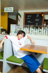 YUTARO × DOMINANT I コラボレーションTシャツ（赤色）※送料込 (6576324837494)