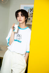 YUTARO × DOMINANT I コラボレーションTシャツ（水色）※送料込 (6576326901878)