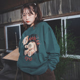コラボレーションスウェット（グリーン）I over print × AMBLER (6635482611830)