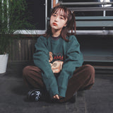 コラボレーションスウェット（グリーン）I over print × AMBLER (6635482611830)