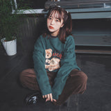 コラボレーションスウェット（グリーン）I over print × AMBLER (6635482611830)