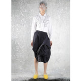 パッド付き スカート アシンメトリーカット｜in  paddo skirt asymmetry cut (2508848824438)