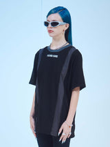テクノベイビーオーバーロックオーバーフィットT / TECHNO BABY OVERLOCK OVERFIT T (Bk)