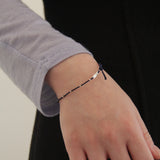 Dragon Silverball Bracelet (knot ver.)