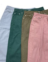 ピグメントピンタックワイドパンツ / Pigment pintuck wide pants