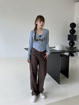 バリーVネックTシャツ / Valley V-neck T-shirt (4color)