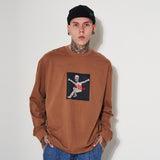 HOORAY LONG SLEEVE T-SHIRT LIGHT BROWN (6614592815222)