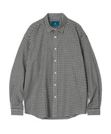 ギンガムチェックシャツS101/Gingham Check shirt S101 Black