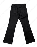 EN Coated Washing Bootcut Slim Pants