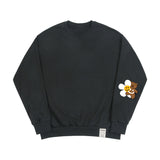 エルボーフラワーベアスマイルスウェットシャツ / Elbow Flower Bear Smile Sweatshirt