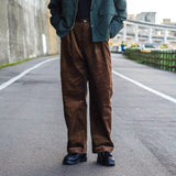 ワイドレッグコーデュロイパンツ