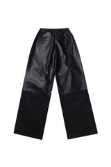  FAUX LEATHER WIDE PANTS_BLACK