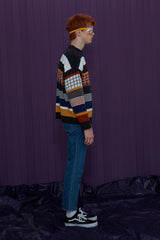 [SIGNATURE]マルチストライプニット / MULTI STRIPE KNIT (4526617198710)
