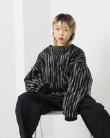 レトロパターンカーディガン / Retro Pattern Cardigan_2color
