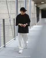 URBANISME by MOBLAB Milk White Velvet Flared Pants