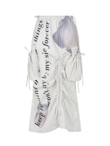 ウィズダムティースローライズラッチドスカート / Wisdom Teeth Low Rise Ruched Skirt BEIGE