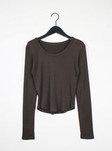 アーリーリブドTシャツ / Early Ribbed T-shirt (3color)