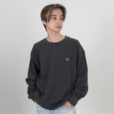 「The Wappen」クルーネック チャコール スウェットシャツ