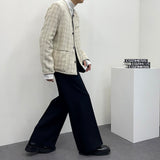 ディライトチェックラウンドジャケット/CR Delight Check Round Jacket (2 colors)