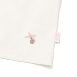 チェリーレーススクエアネックブラウス / CHERRY LACE SQUARE NECK BLOUSE [WHITE]