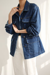 ローズデニムジャケット / ROSE DENIM JK / STRING JACKET