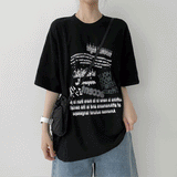 ホーリーストリートボキシー半袖Tシャツ / Holy Street Boxy Short-Sleeved T-Shirt