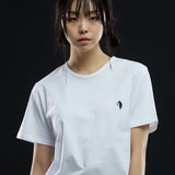 ベーシックマシュマロショートスリーブT/BASIC MARSHMALLOW SHORT-SLEEVED T-WHITE