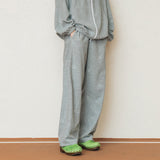 クラウンスムースバンディングパンツ/CROWN SMOOTH BANDING PANTS_GREY