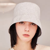 VA Square Drop Overfit Bucket Hat / Ivory
