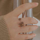 ローズ ブロッサム オープン リング / Rose Blossom Open Ring