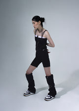 Denim Foldover Sleeveless - Blue