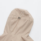 カットポイントウィンドブレーカージャケット / CUT POINT WINDBREAKER JACKET - BEIGE