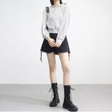 Rant see-through linen zip-up