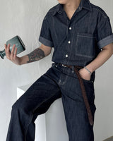 ノンフェードリネンワイドパンツ/MG516 Non-Fade Linen Wide Pants (2 colors)
