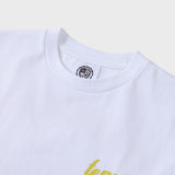 テニスボールクルーネックホワイトユニセックスTシャツ / Tennis ball crew neck white Unisex T-shirt