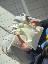 Strap string pouch-basic