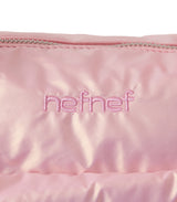 glossy ribbon duffle bag_pink