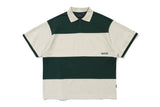 ストライプラグビーポロ/STRIPE RUGBY POLO_GREEN