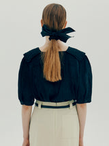 ドットビンテージブラウス / Dot vintage blouse - Black