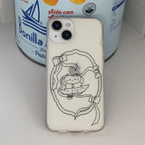Ribbon Balletline Cat Phone Case