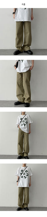 マチコットンワイドパンツ / Machi Cotton Wide Pants