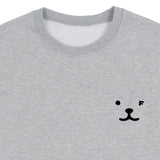Puppy Face Small Drawing Smile Sweatshirt