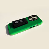 108 MINI HANG-ON(30mm) GLARE GREEN (glossy-hard-bumper)
