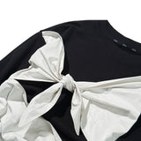 TWO RIBBON-DETAIL SWEATSHIRT (KYTZ7RLR09W) (6541185745014)