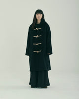 ダッフルコート/unisex duffle coat black